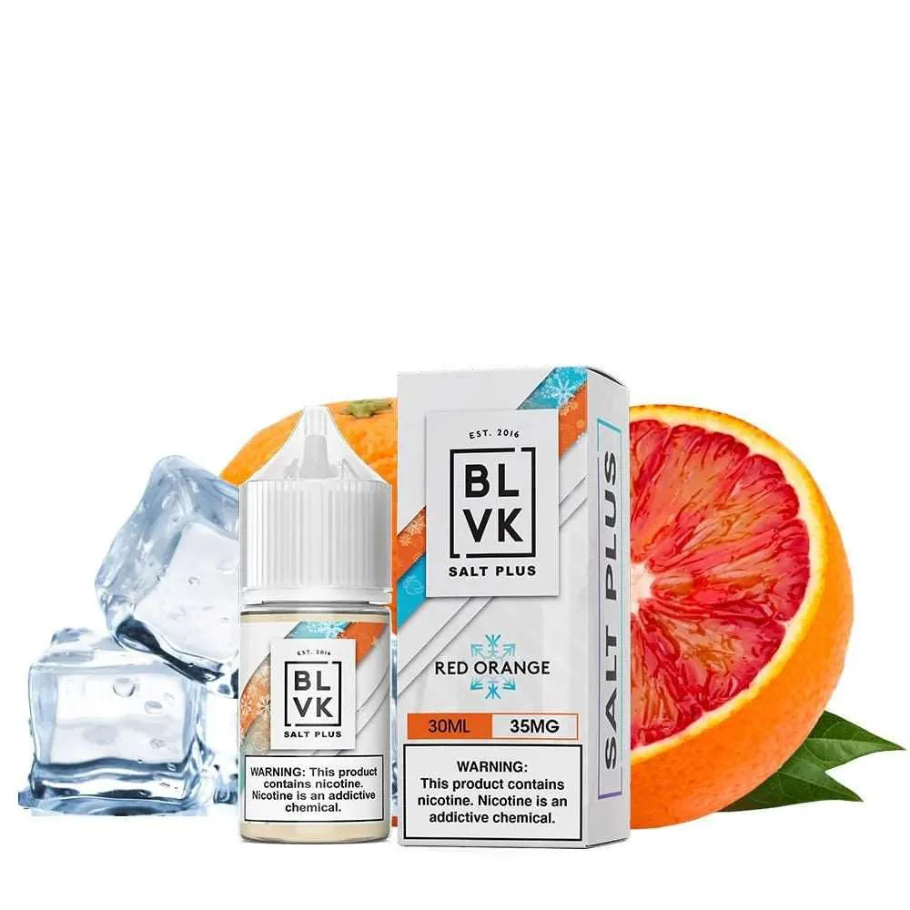 BLVK RED ORANGE ICE SaltNic 30ml - BLVK PLUS SERIES - Image 4