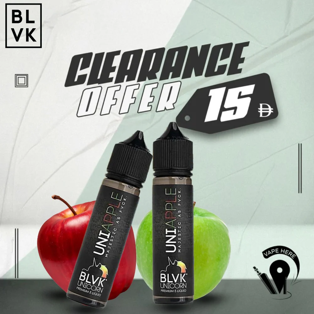 BLVK UNIAPPLE E-Liquids 60ml - BLVK UNICORN SERIES