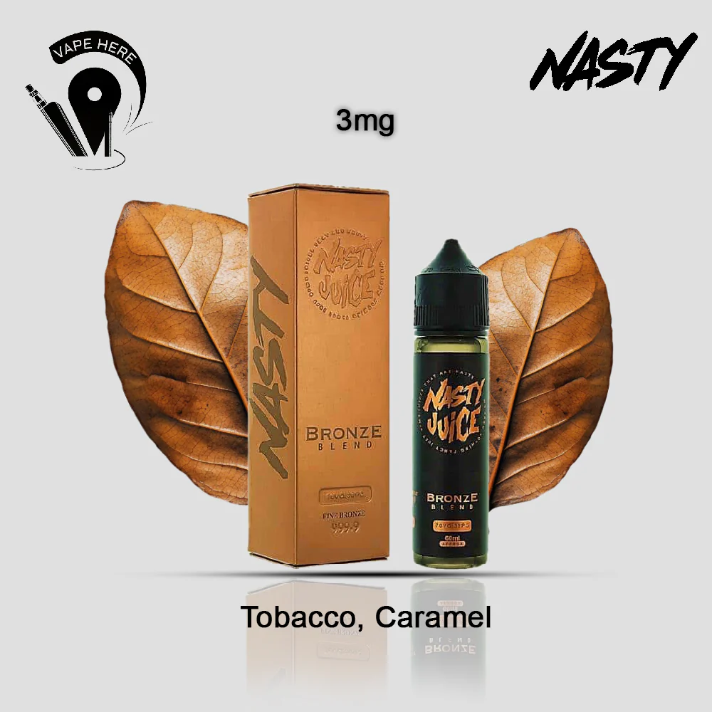 Bronze Blend Tobacco Series - Nasty E-Liquids 60ml - Image 3