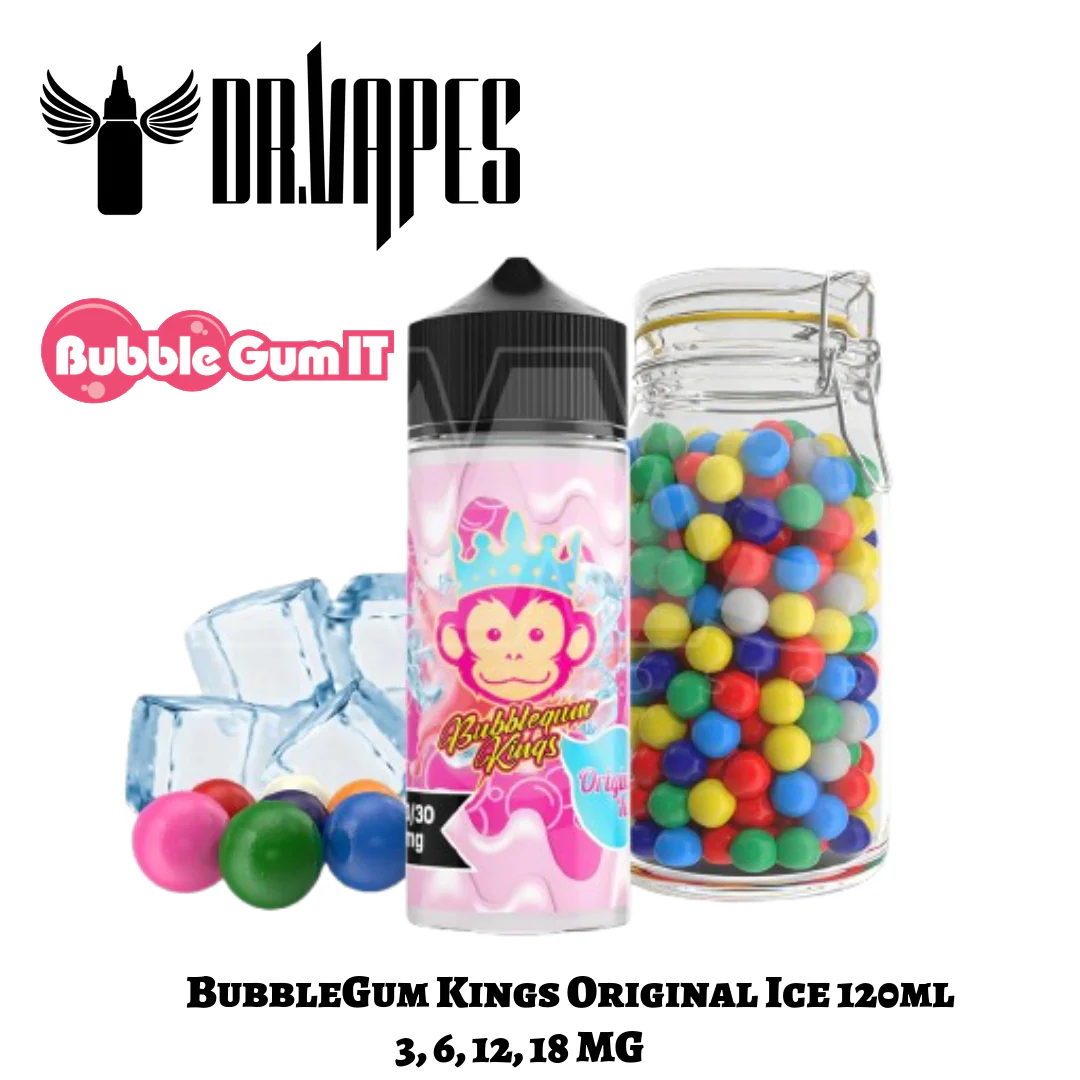 BubbleGum Kings Original Ice 60ml by Dr. Vapes - Image 2