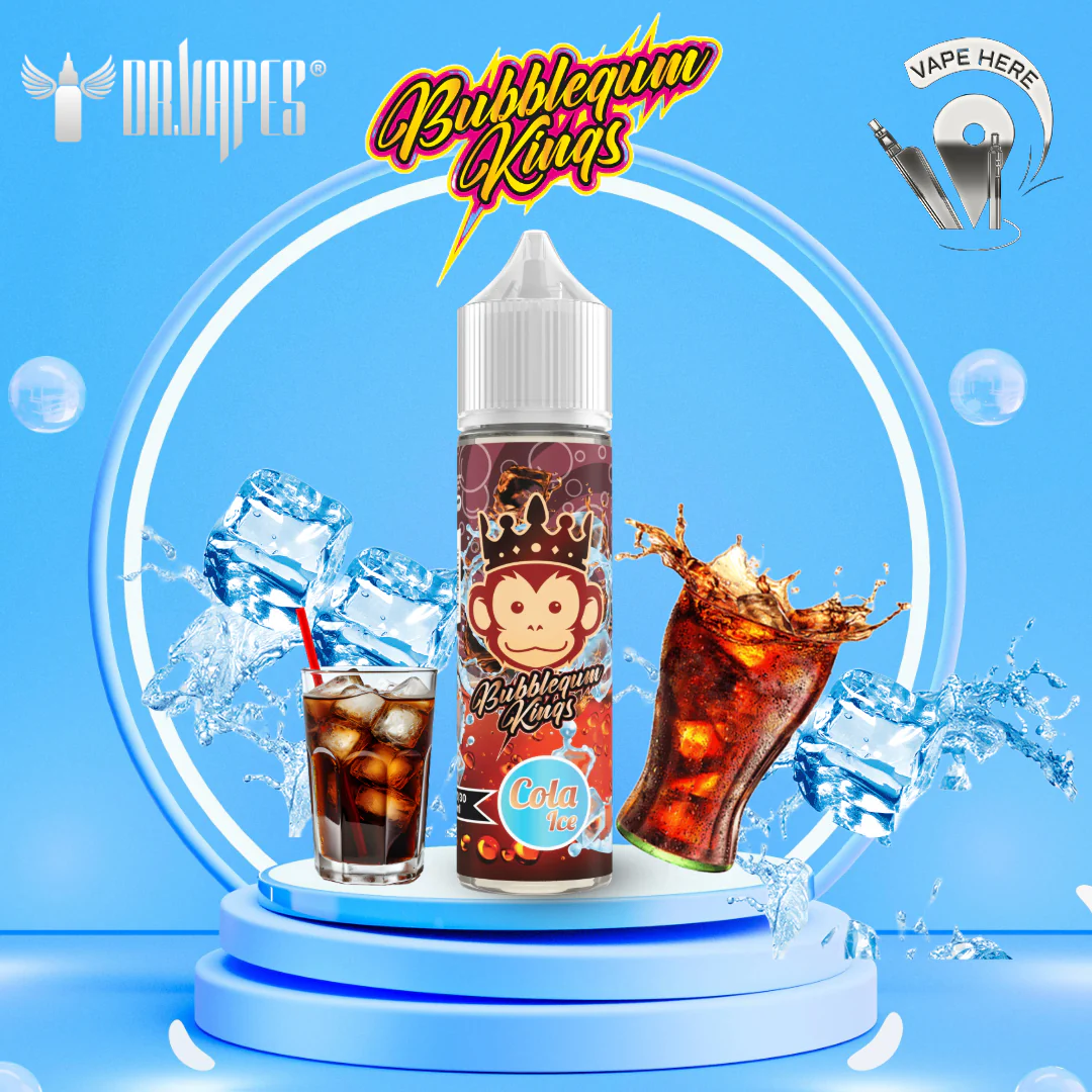 Bubblegum Kings Cola Ice 60ml & 120ml E-Liquid By Dr Vapes