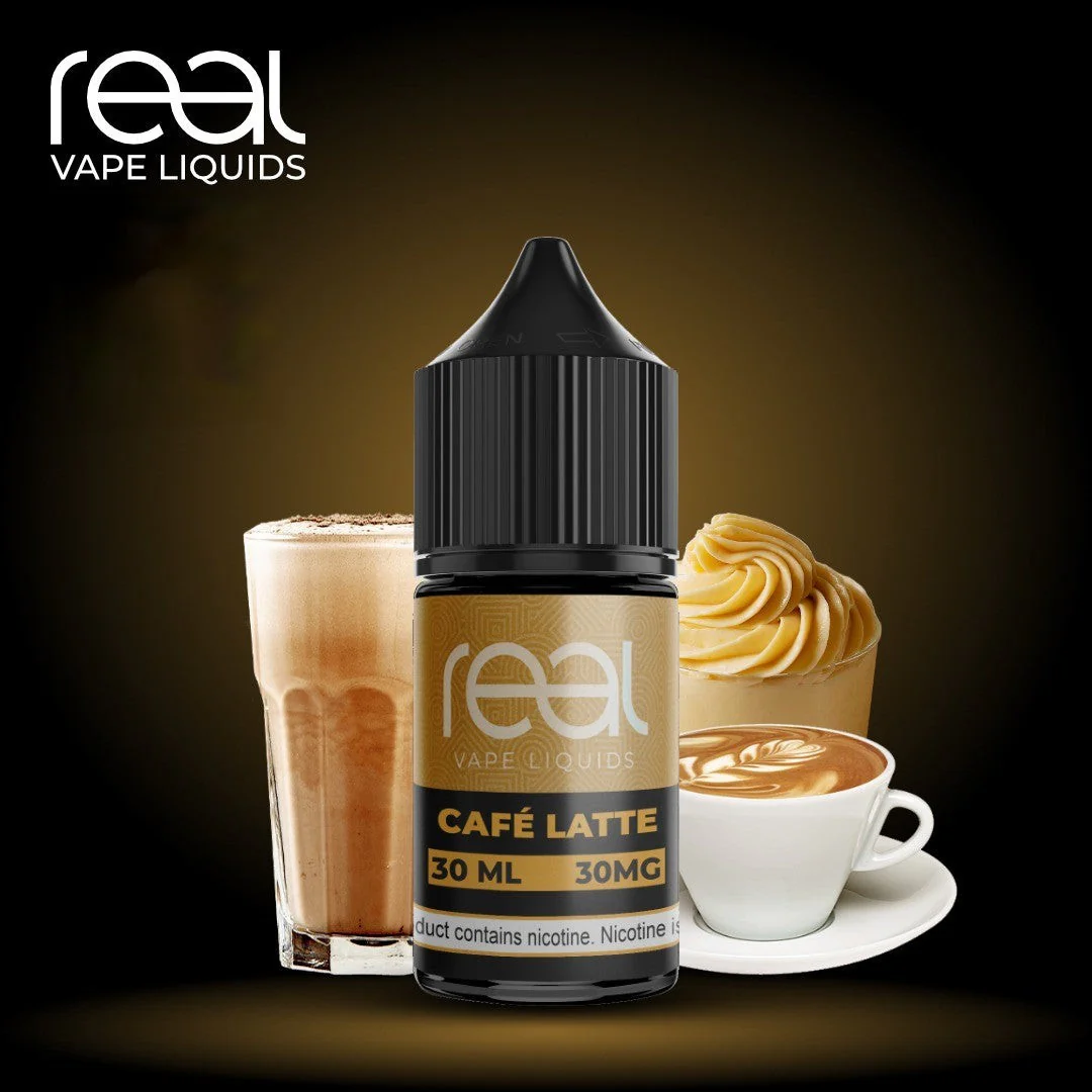 CAFE LATTE - REAL VAPE SALTNIC 30ml - Image 2