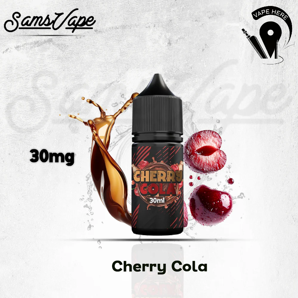 Cherry Cola Saltnic by Sam Vapes - Image 3