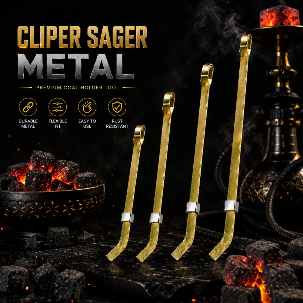 CLIPER SAGER METAL – Premium Traditional Hookah Coal Clipper - Image 6