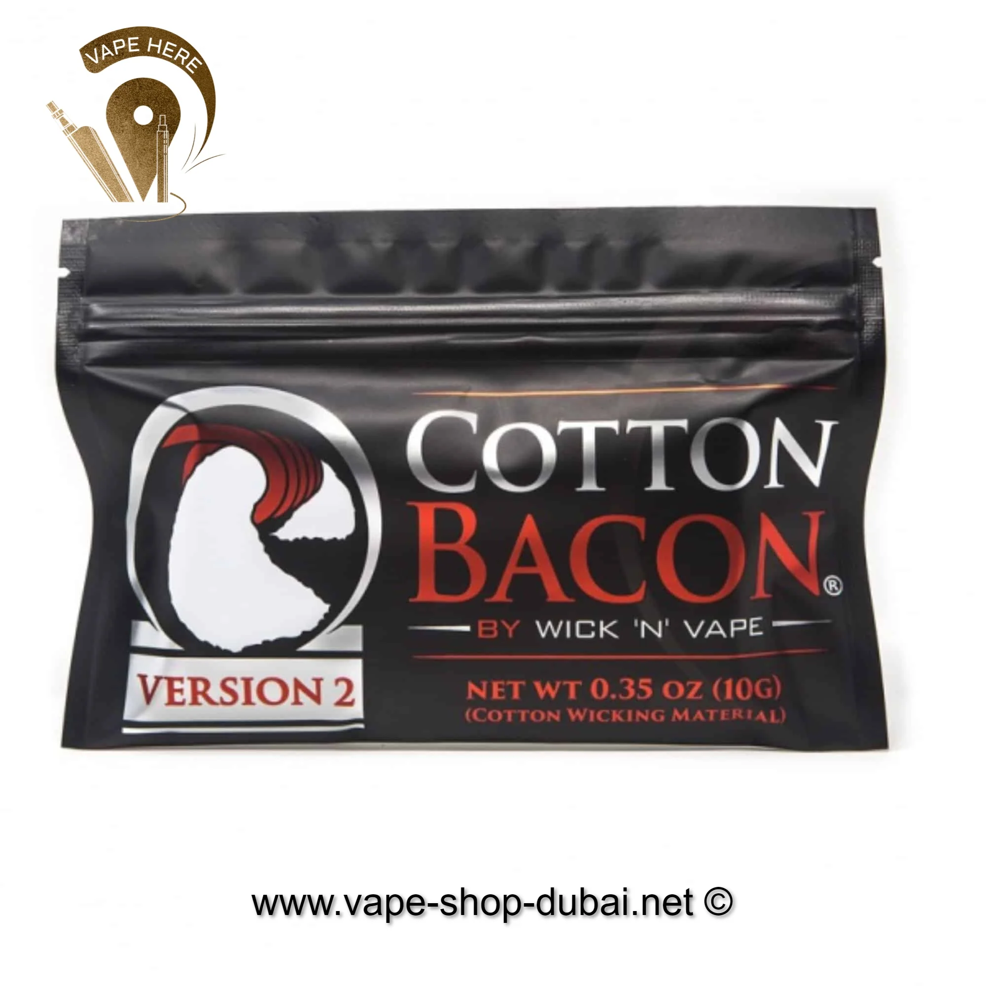 Cotton Bacon Version 2 (Organic Cotton) - Wick N Vape
