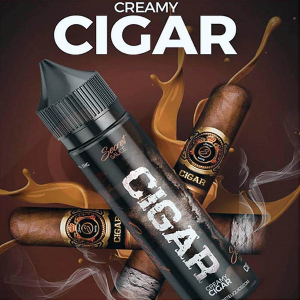 Creamy Cigar 60ml E Liquid by Secret Sauce - Image 3