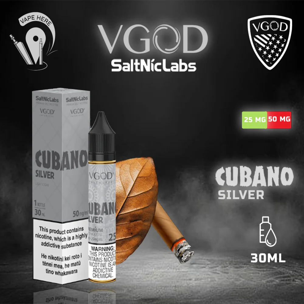 VGOD Cubano Silver Nic Salts - 30ml