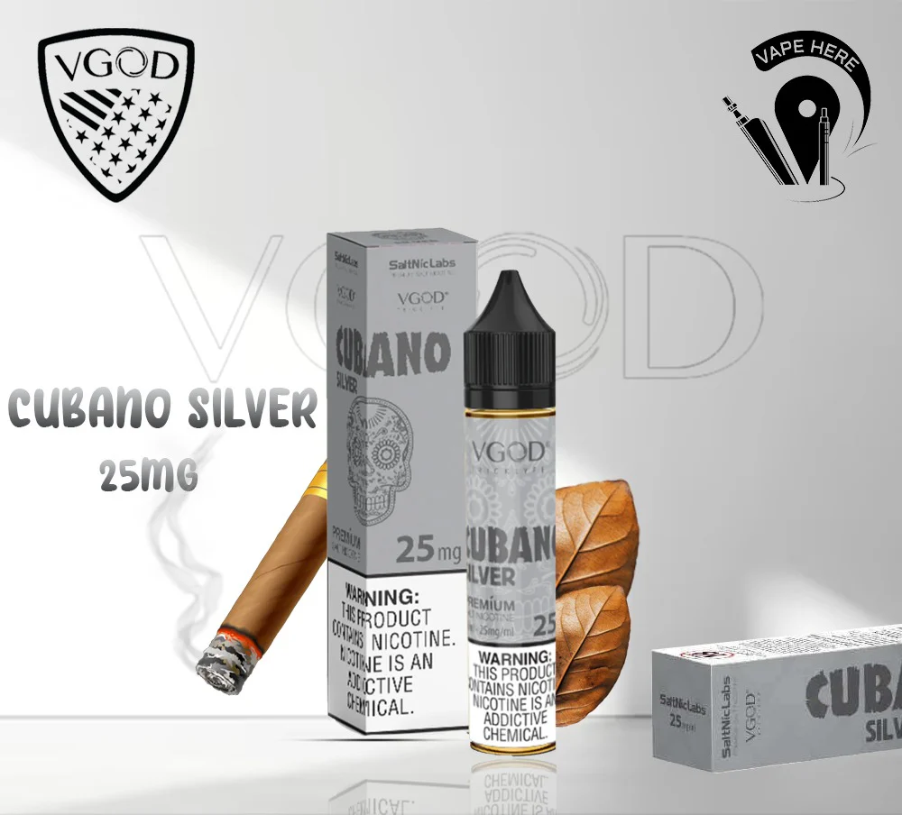 VGOD Cubano Silver Nic Salts - 30ml - Image 3