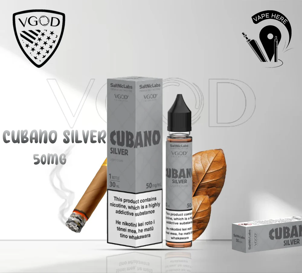 VGOD Cubano Silver Nic Salts - 30ml - Image 4