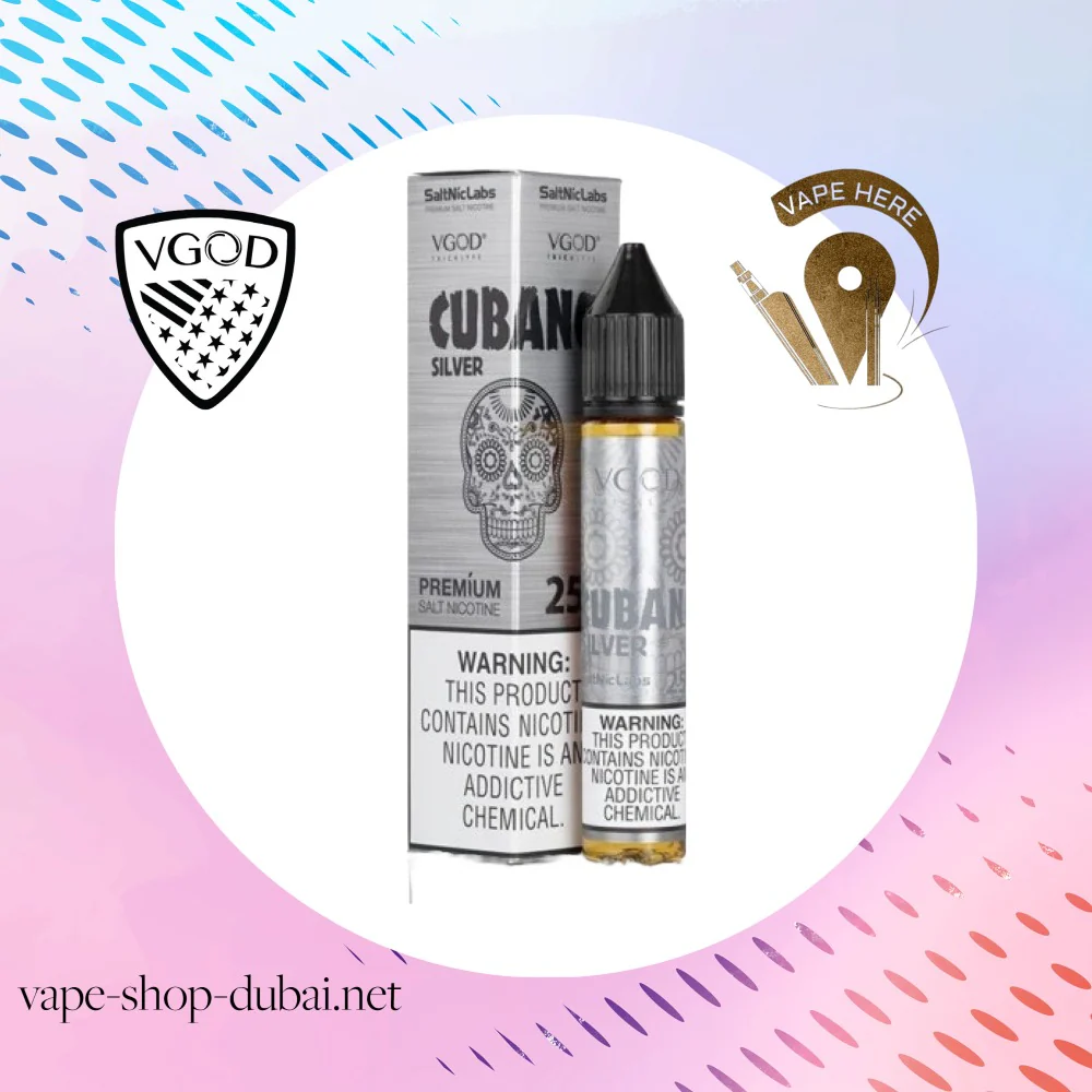 VGOD Cubano Silver Nic Salts - 30ml - Image 5