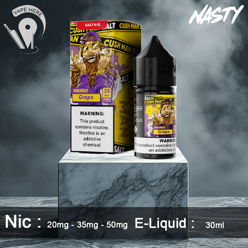 Cush Man Mango Grape - Nasty SaltNic 30ml - Image 2