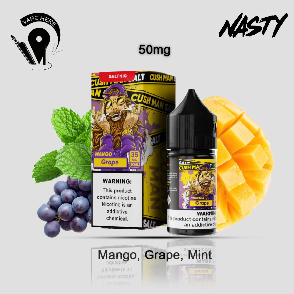 Cush Man Mango Grape - Nasty SaltNic 30ml - Image 5