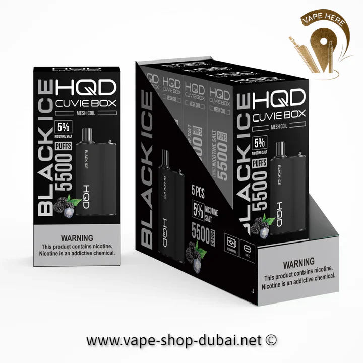 HQD Cuvie Box Disposable Vape 5500 Puffs - Image 2