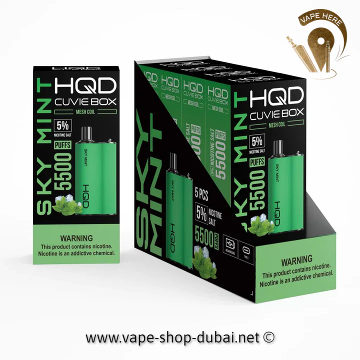 HQD Cuvie Box Disposable Vape 5500 Puffs - Image 3