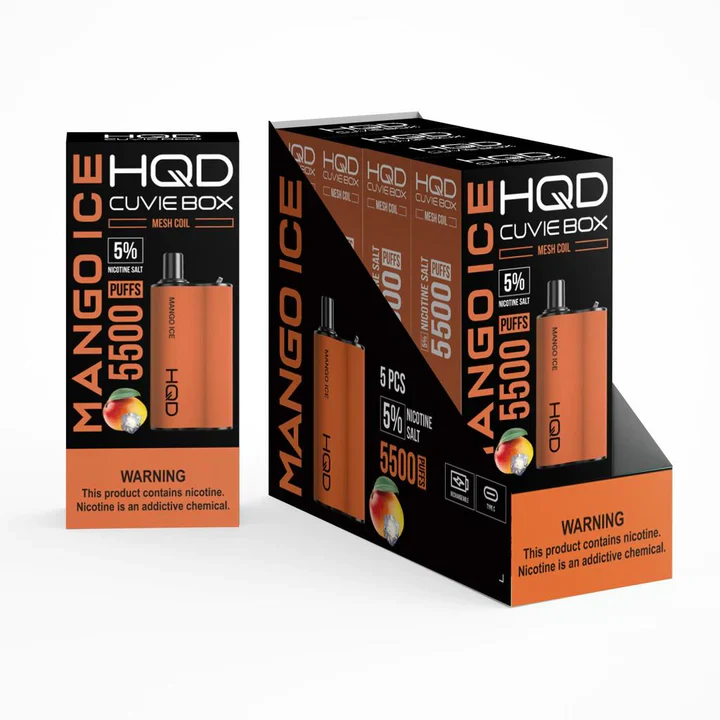HQD Cuvie Box Disposable Vape 5500 Puffs - Image 32
