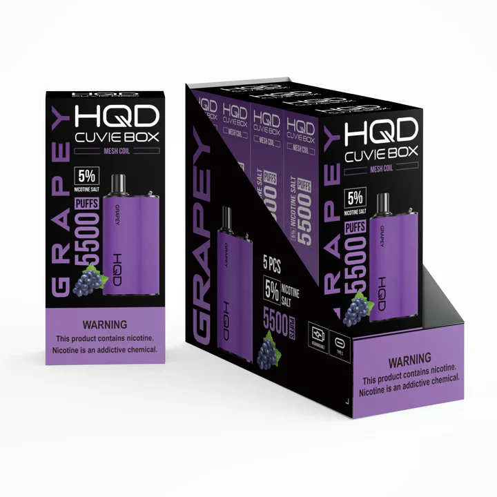 HQD Cuvie Box Disposable Vape 5500 Puffs - Image 41