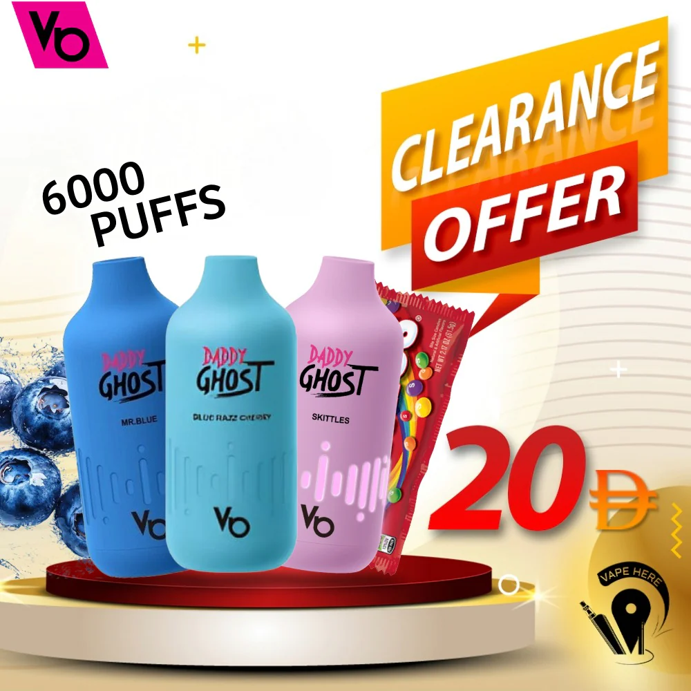 DADDY GHOST 6000 PUFFS 20MG DISPOSABLE VAPE BY VAPES BARS - Image 2