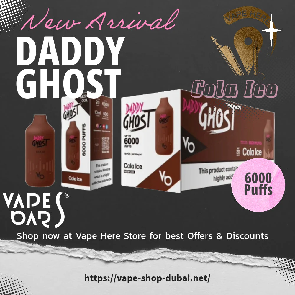 DADDY GHOST 6000 PUFFS 20MG DISPOSABLE VAPE BY VAPES BARS - Image 4