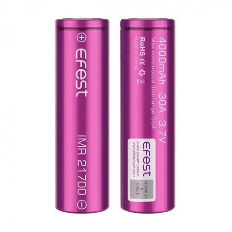 EFEST 21700 4000 mAh 30A IMR BATTERY - Image 4