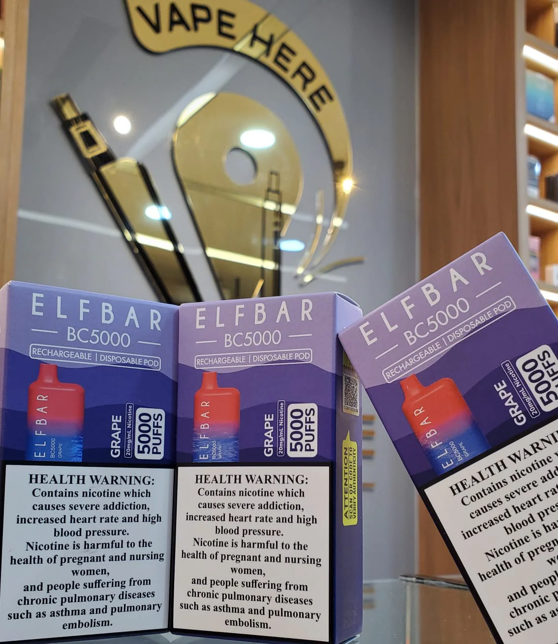 ELF Bar BC5000 Puffs Disposable Pod Device (20mg & 50mg) - Image 29