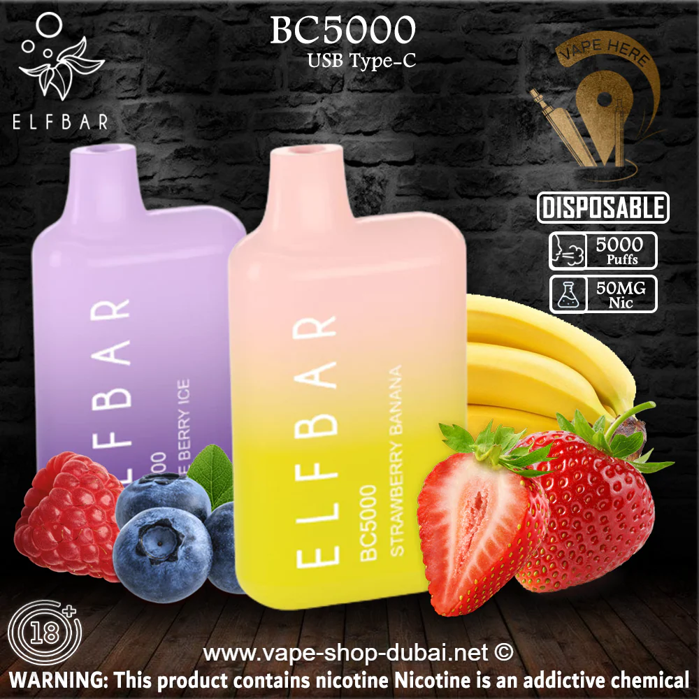 ELF Bar BC5000 Puffs Disposable Pod Device (20mg & 50mg) - Image 4