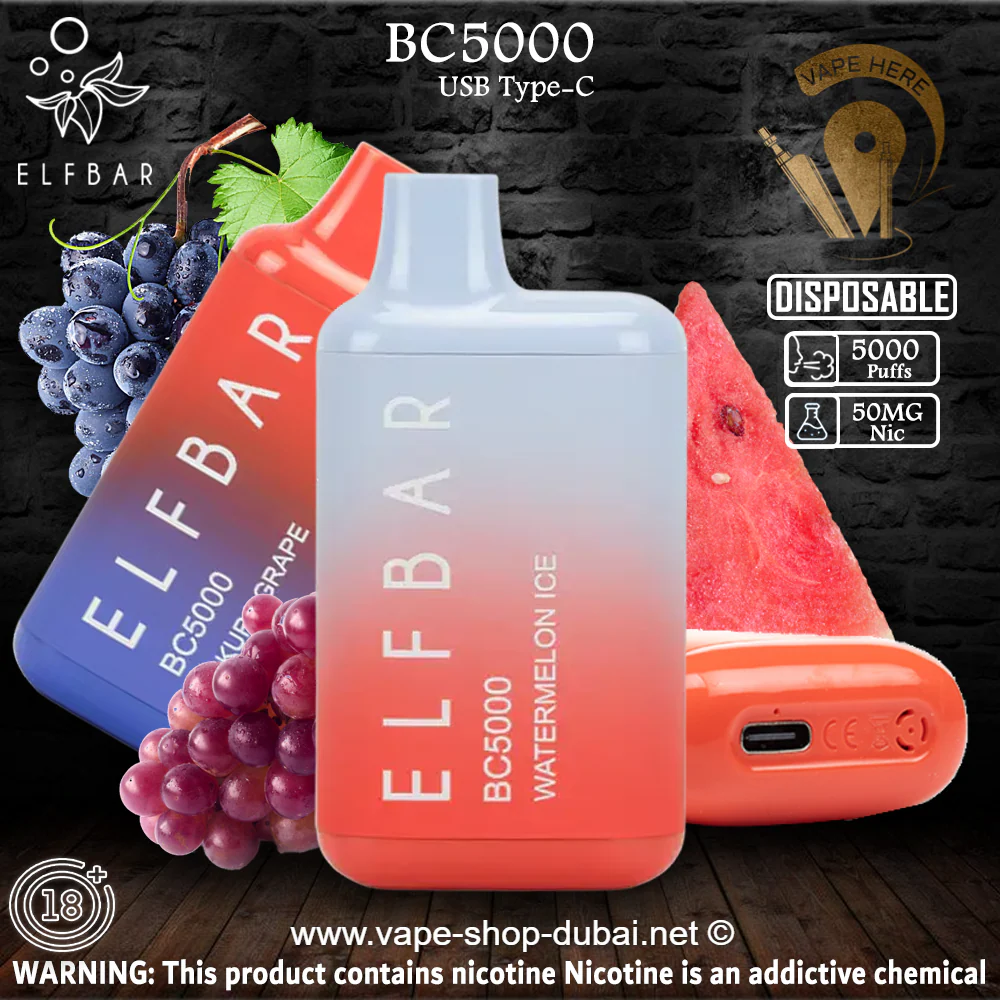 ELF Bar BC5000 Puffs Disposable Pod Device (20mg & 50mg) - Image 6