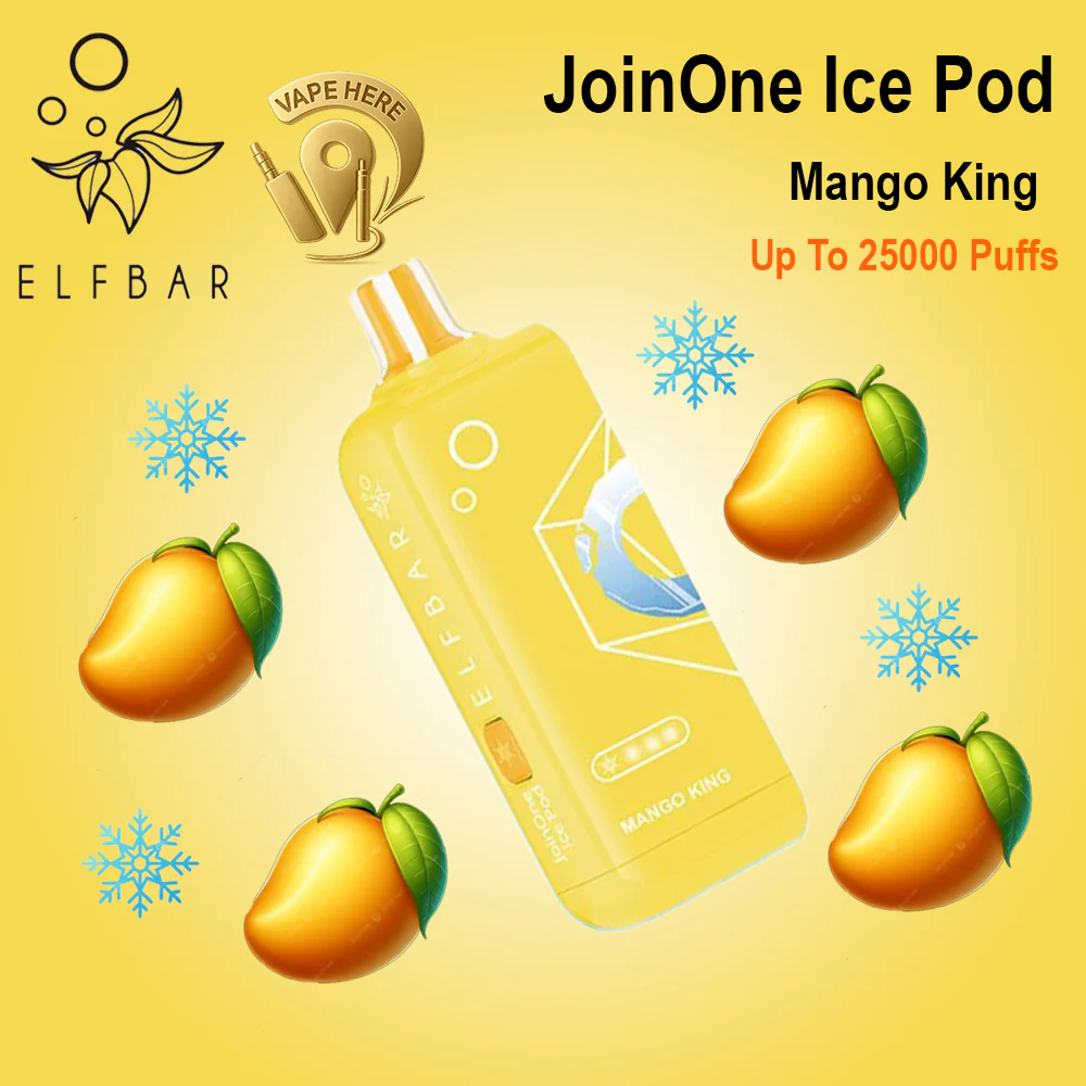 ELF BAR JOINONE ICE KIT & POD 25K Puffs  Disposable Vape - Image 20