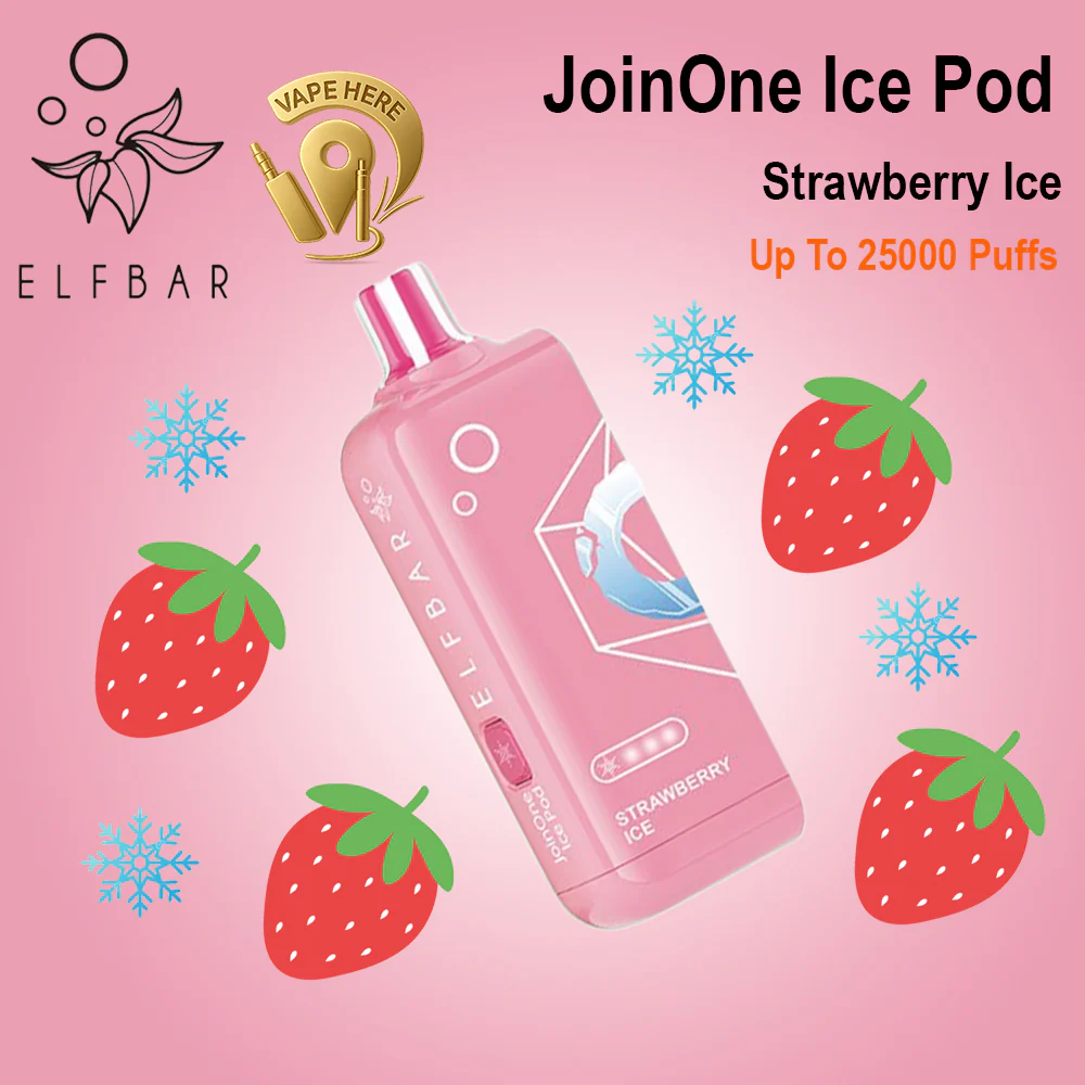 ELF BAR JOINONE ICE KIT & POD 25K Puffs  Disposable Vape - Image 21