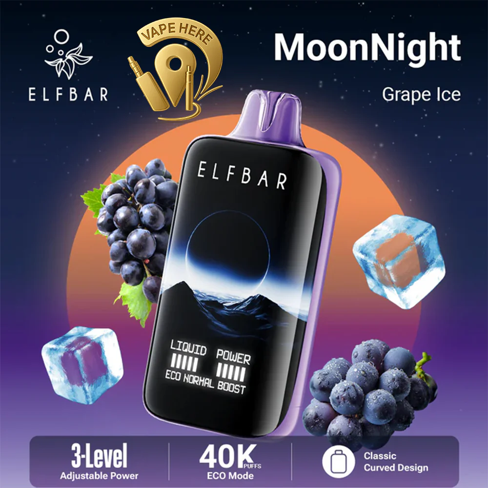 ELF BAR MOONNIGHT 40K PUFFS - DISPOSABLE VAPE - Image 7