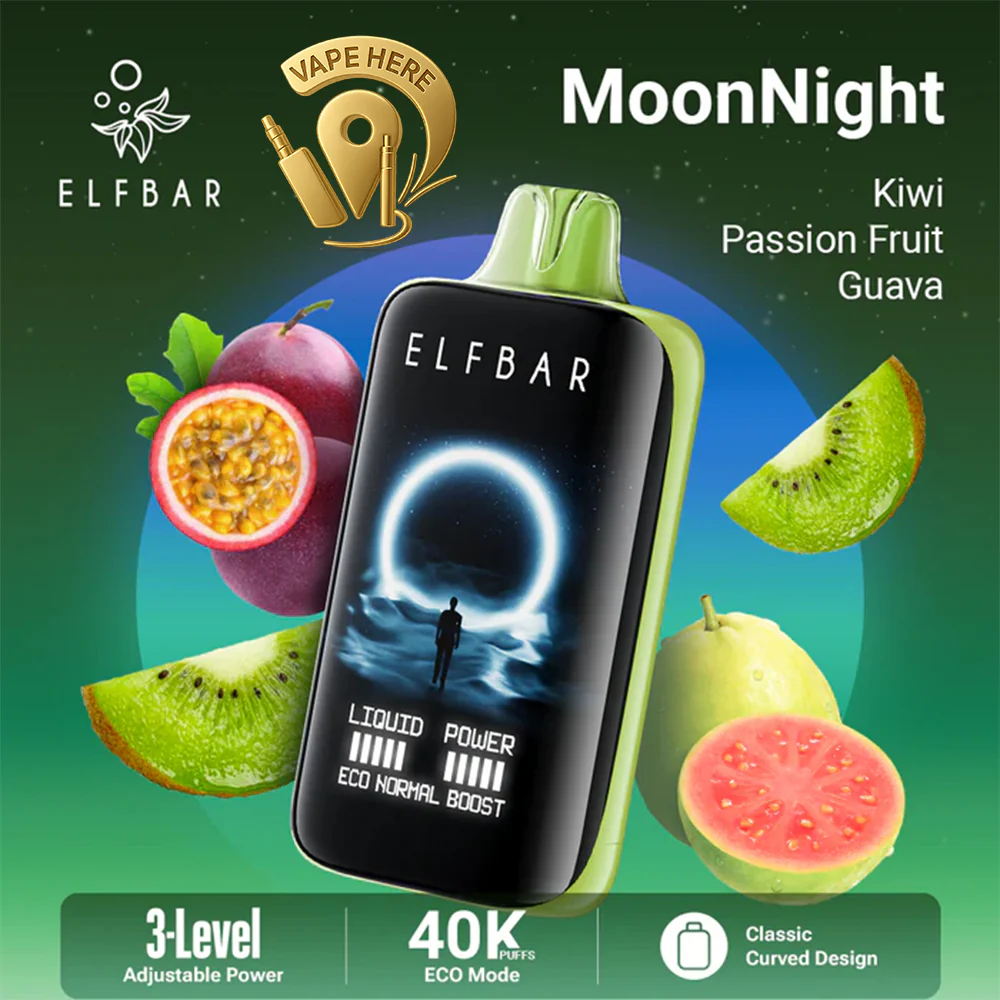 ELF BAR MOONNIGHT 40K PUFFS - DISPOSABLE VAPE - Image 9