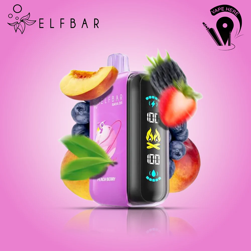 ELF BAR RAYA D3 25000 PUFFS 50MG DISPOSABLE VAPE - Image 6