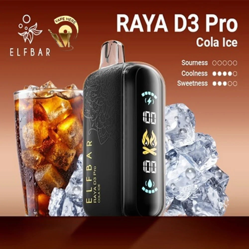 ELF BAR RAYA D3 PRO 30K PUFFS 50MG DISPOSABLE VAPE - Image 6