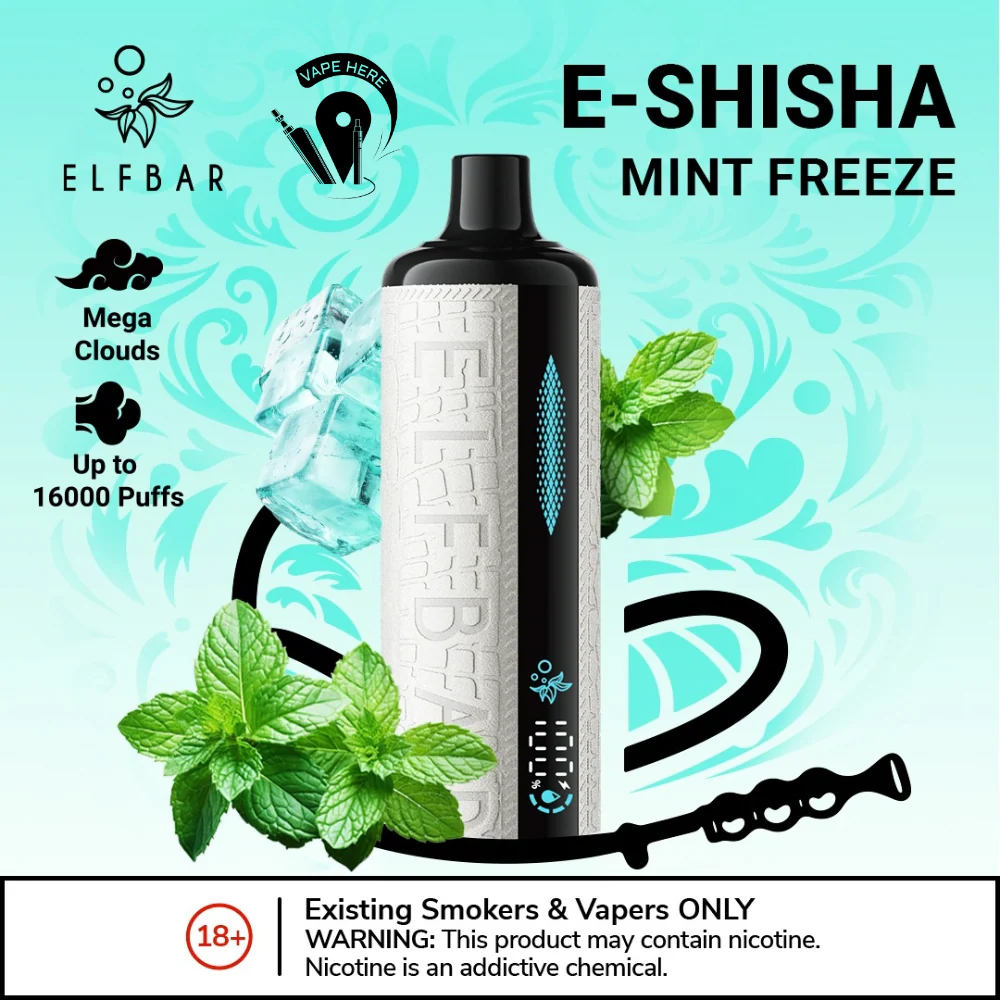 ELFBAR E-Shisha 16000 PUFFS DISPOSABLE VAPE Ultimate DTL Experience - Image 10