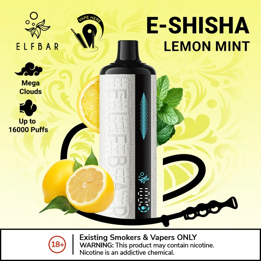 ELFBAR E-Shisha 16000 PUFFS DISPOSABLE VAPE Ultimate DTL Experience - Image 11