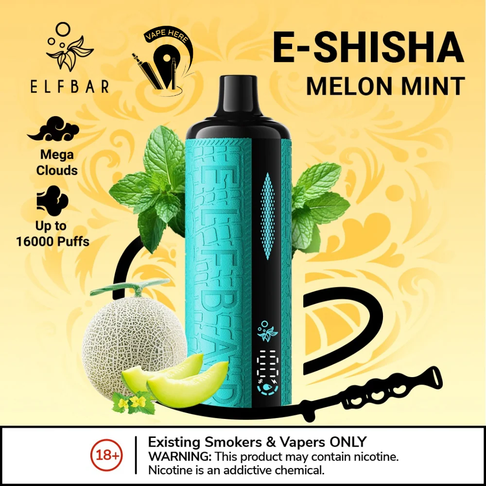 ELFBAR E-Shisha 16000 PUFFS DISPOSABLE VAPE Ultimate DTL Experience - Image 13