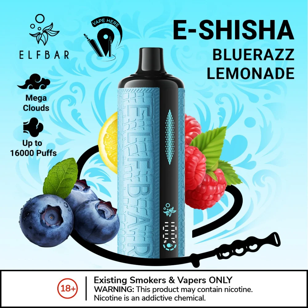 ELFBAR E-Shisha 16000 PUFFS DISPOSABLE VAPE Ultimate DTL Experience - Image 6
