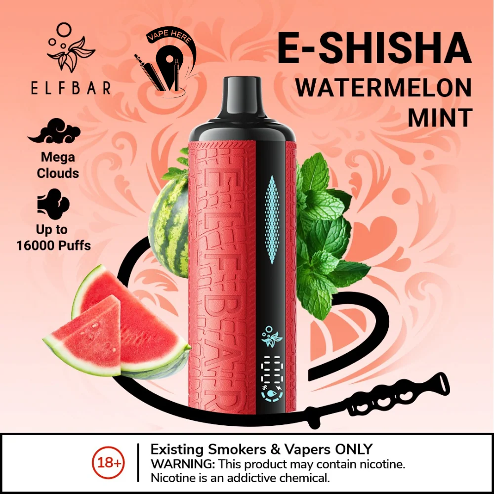 ELFBAR E-Shisha 16000 PUFFS DISPOSABLE VAPE Ultimate DTL Experience - Image 8