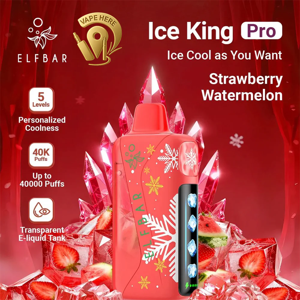 ELFBAR Ice King Pro 40K Disposable Vape Winter Edition - Image 11