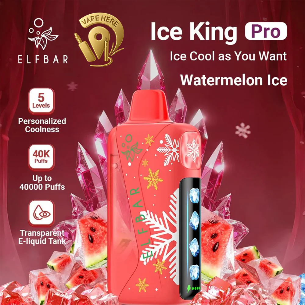 ELFBAR Ice King Pro 40K Disposable Vape Winter Edition - Image 12