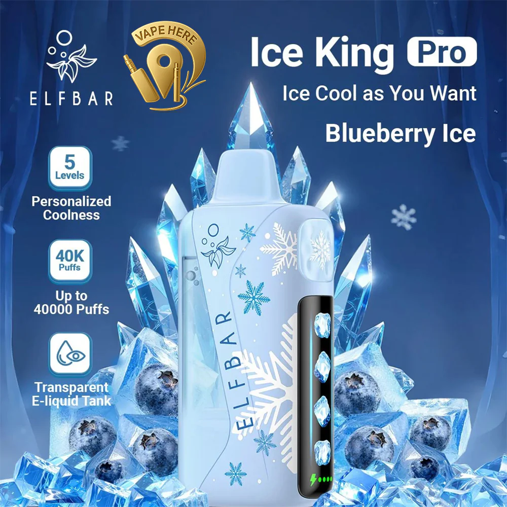 ELFBAR Ice King Pro 40K Disposable Vape Winter Edition - Image 3