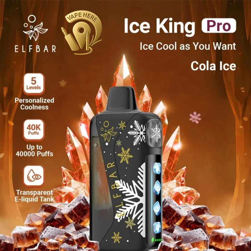 ELFBAR Ice King Pro 40K Disposable Vape Winter Edition - Image 4