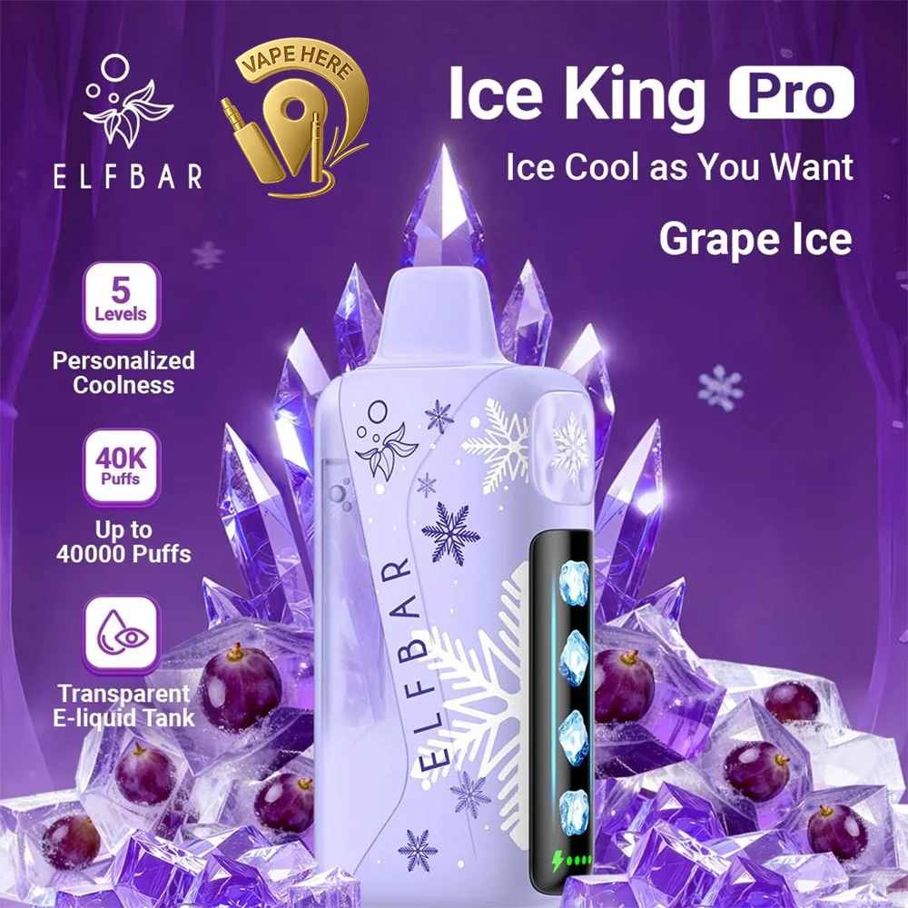ELFBAR Ice King Pro 40K Disposable Vape Winter Edition - Image 5