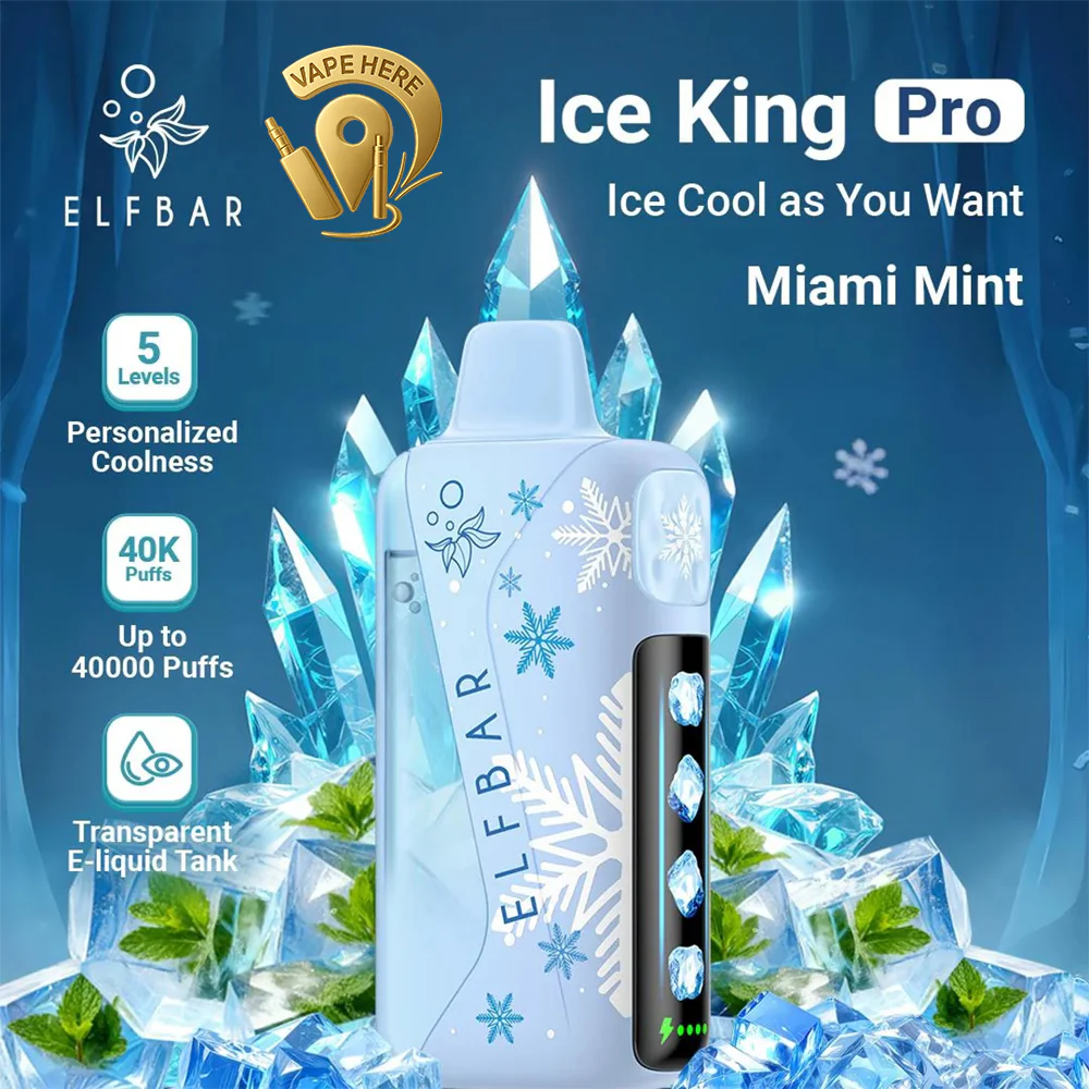 ELFBAR Ice King Pro 40K Disposable Vape Winter Edition - Image 7