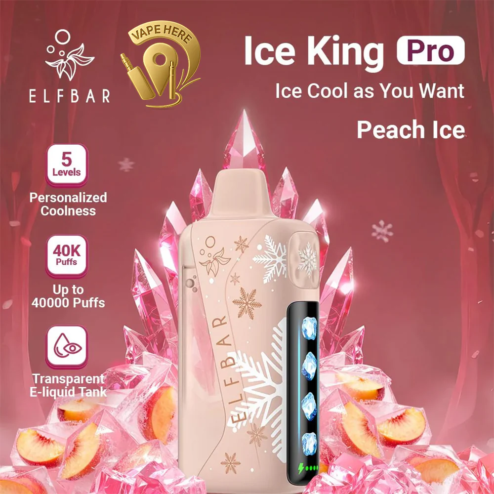 ELFBAR Ice King Pro 40K Disposable Vape Winter Edition - Image 8