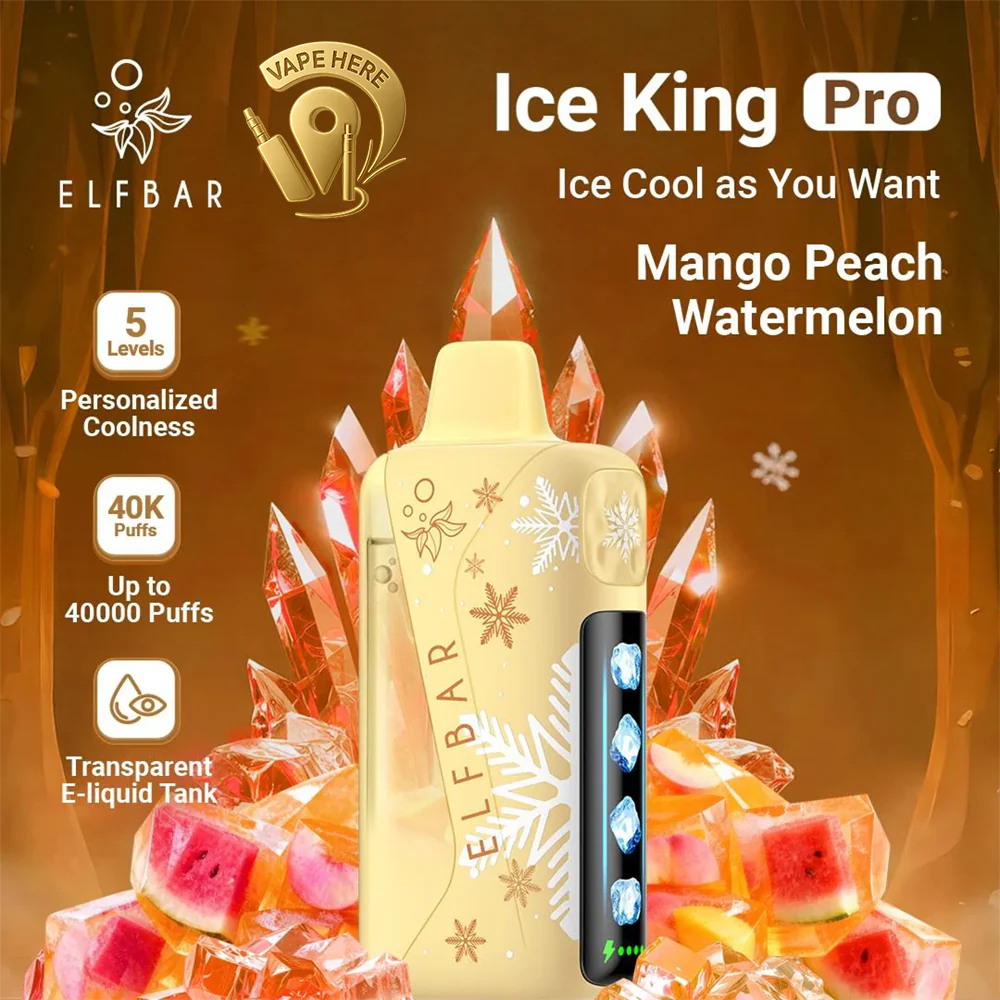 ELFBAR Ice King Pro 40K Disposable Vape Winter Edition - Image 9