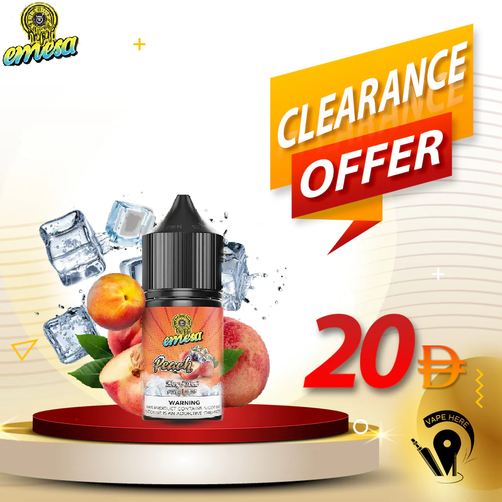 EMESA PEACH SALTNIC 30ML - Image 2