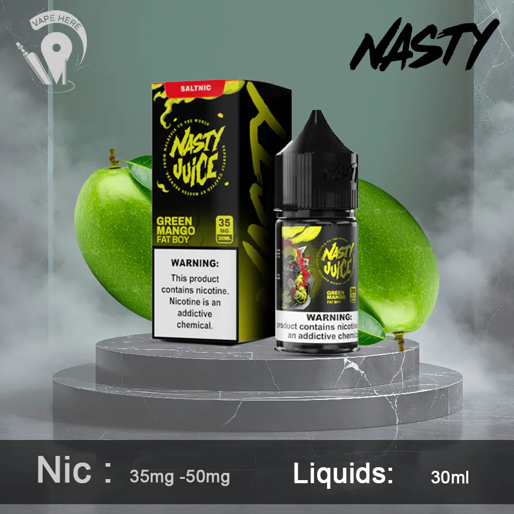 Fat Boy (Green Mango) - Nasty SaltNic 30ml - Image 2