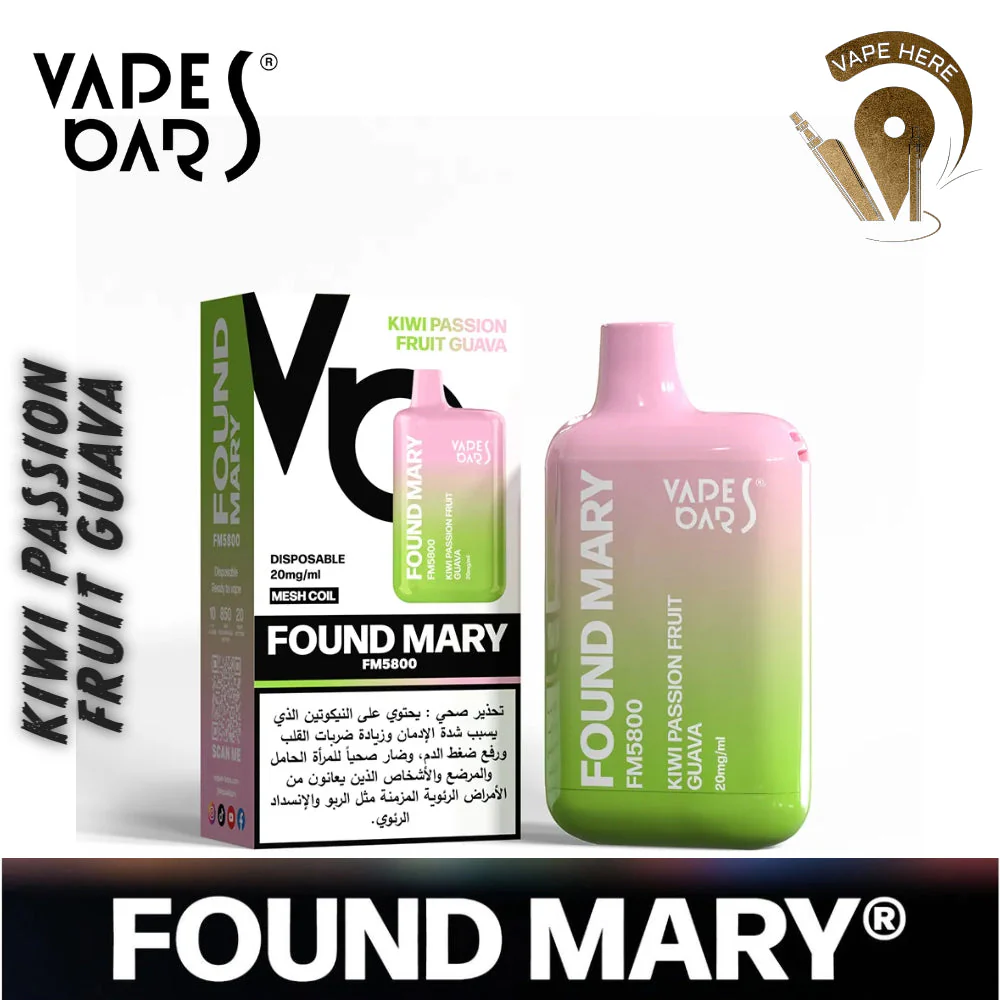 FOUND MARY FM 5800 PUFFS 20MG DISPOSABLE VAPE BY VAPES BARS - Image 5