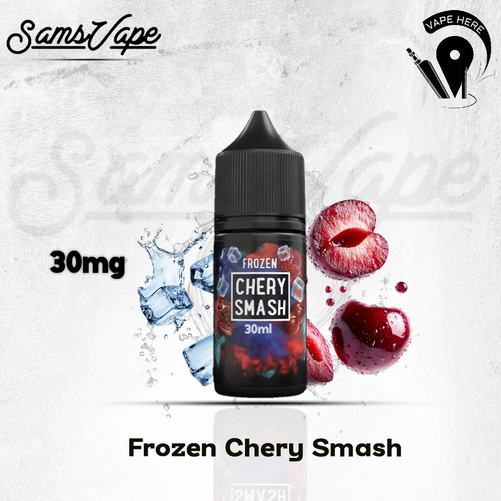 Frozen Cherry Smash Saltnic By Sam Vapes - Image 3