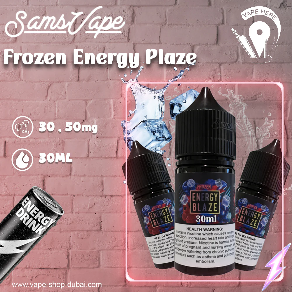 FROZEN ENERGY BLAZE SALT NIC - SAMS VAPES